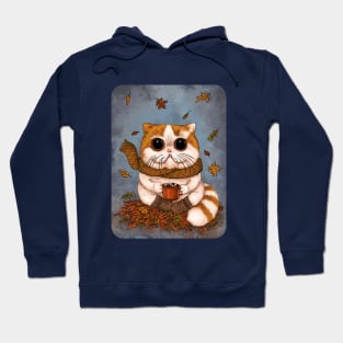 Сute autumn cat Hoodie